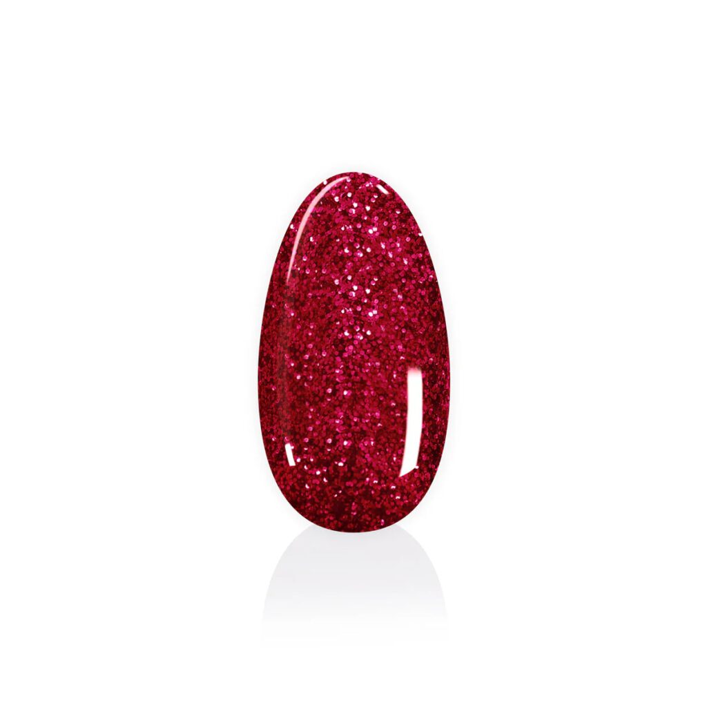 Glitter Gel Rosso Fuoco Fine